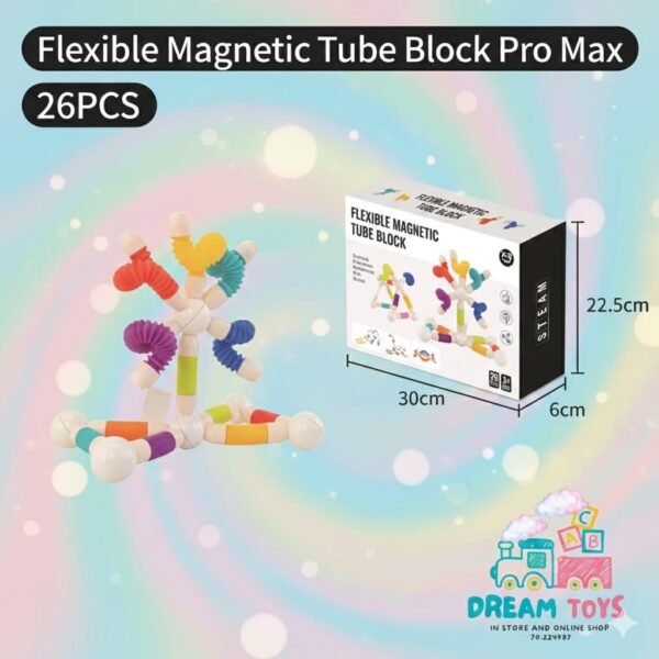 Flexible Magnetic Tubes - 26 pcs