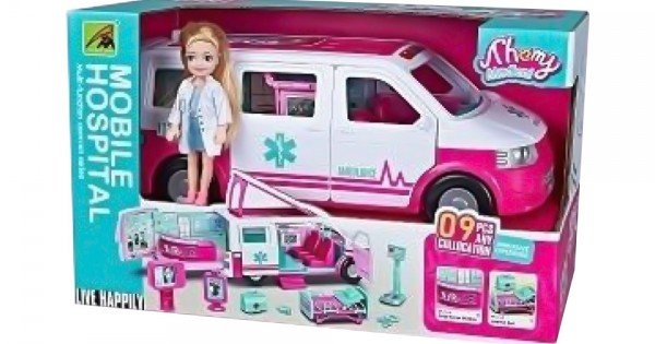 Barbie Ambulance Car